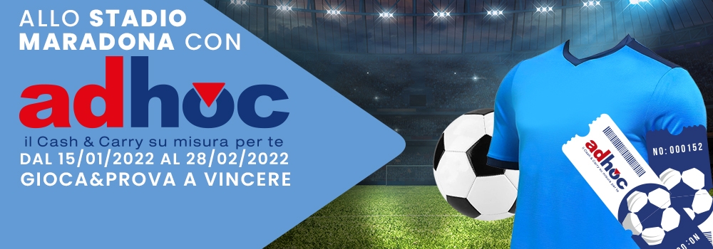 Concorso Allo Stadio Maradona con Adhoc 2022