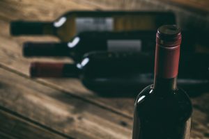 Vino posizione verticale
