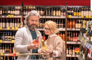 Scelta vino supermercato
