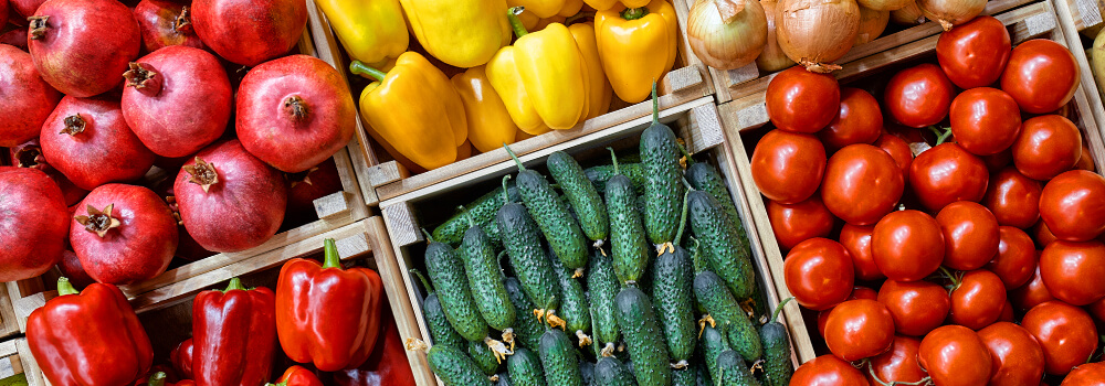 Allestire banco ortofrutta ed esporlo al meglio in base alla stagione
